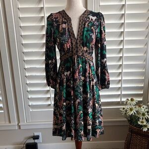 Wexlee Lilly Pulitzer, NWT Dress, 3/4 Sleeve Animal Print Dress